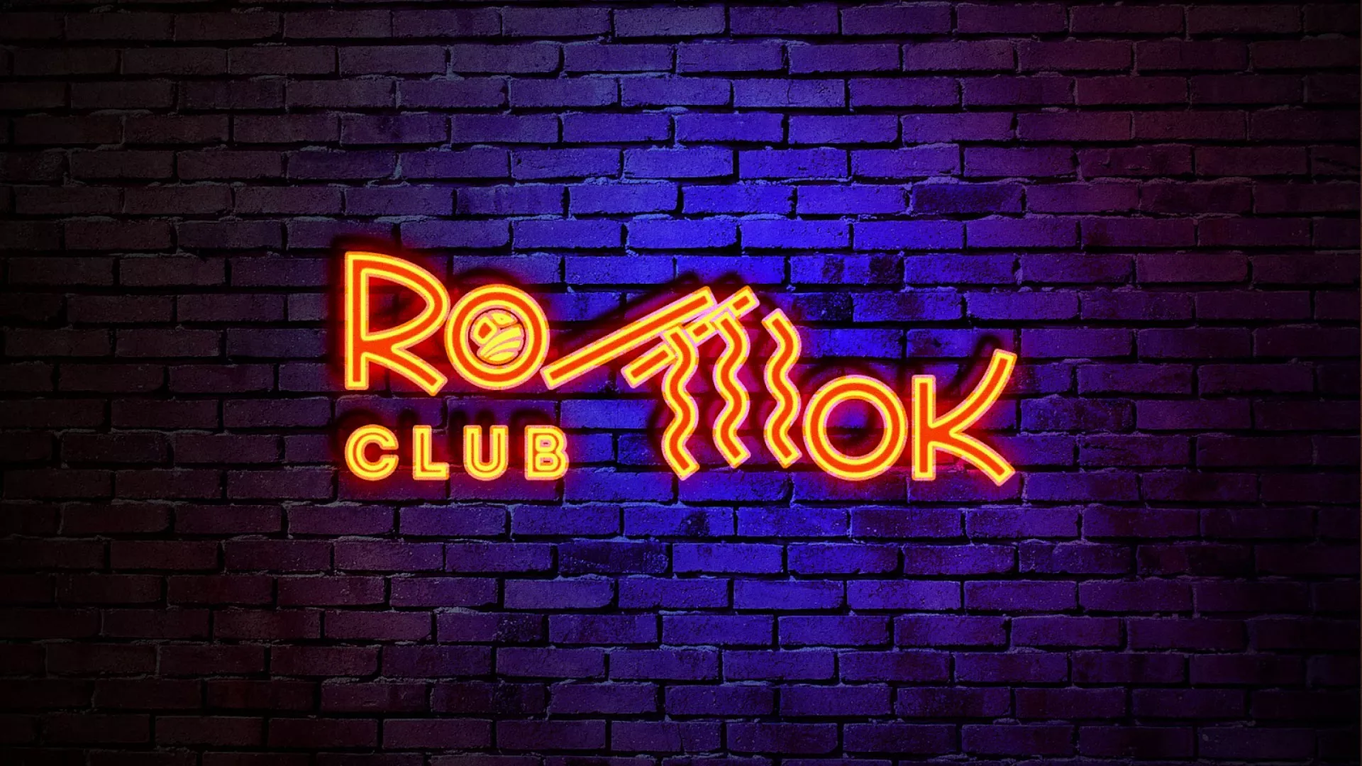Разработка интерьерной вывески суши-бара «Roll Wok Club» в Котласе